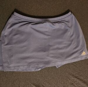 Adidas Woman's Skorts Medium Purple With White Logo Good Condition.
